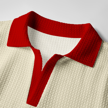 Tokyo-Tiger Drunken Octopus Japan Crochet Polo Shirt
