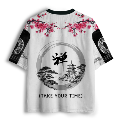 Tokyo-Tiger Funny Capybara:Hurry Up Inner Peace Zen Mesh Jersey
