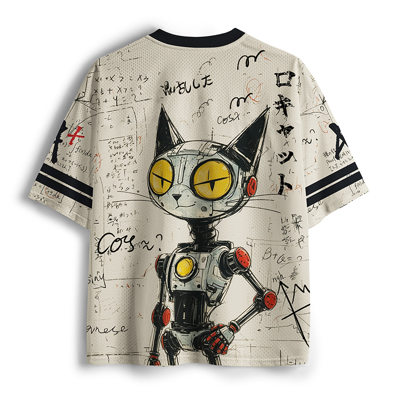 Tokyo-Tiger Robot Cat Mesh Jersey