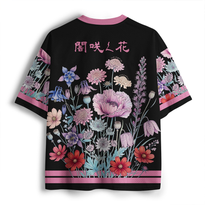 Tokyo-Tiger Blooms In The Dark Mesh Jersey