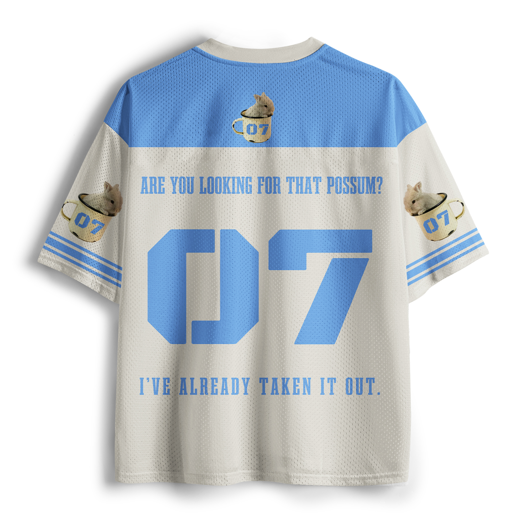 Tokyo-Tiger Funny Bunny: That Possum Has Already Been Taken Out Mesh Jersey