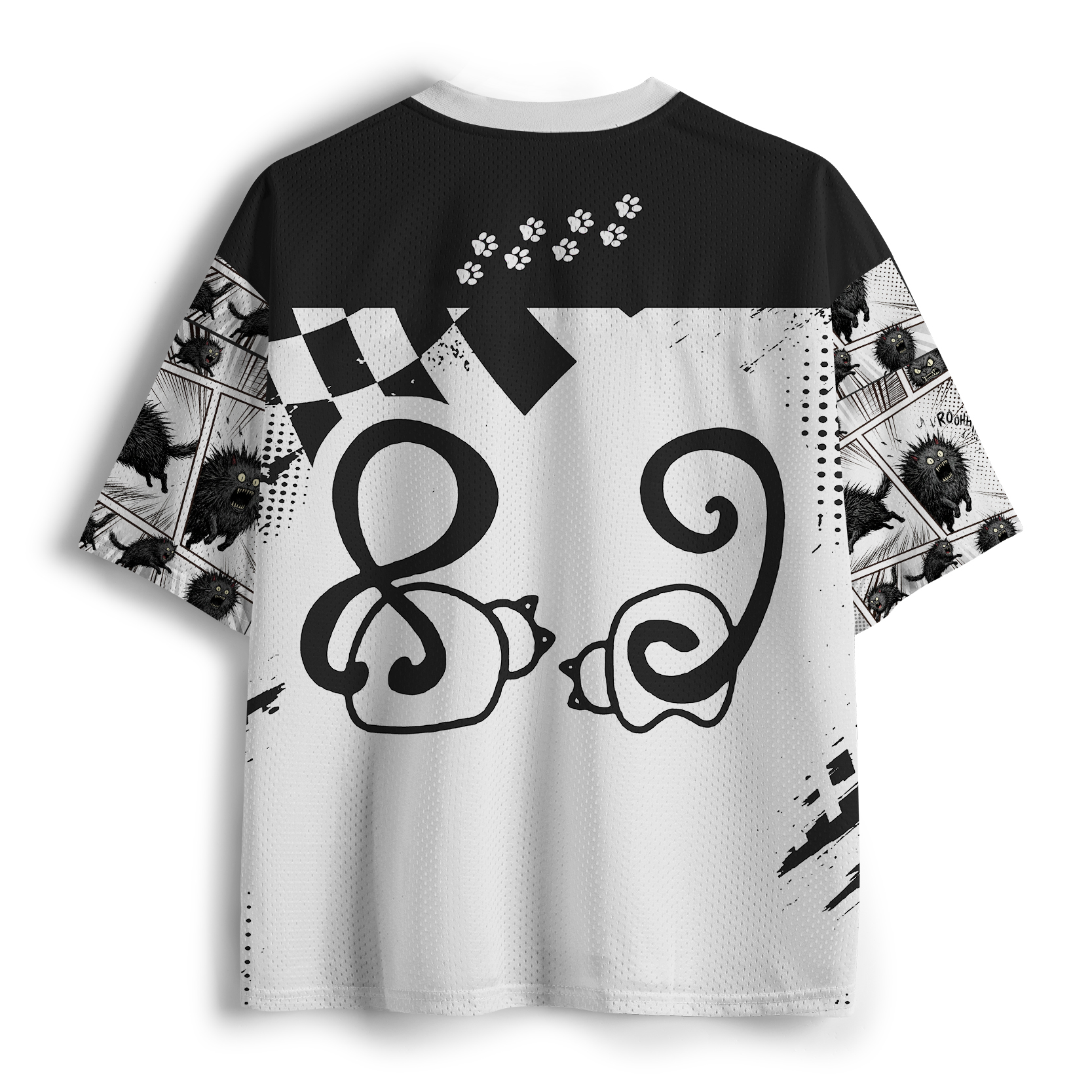 Tokyo-Tiger Feral Cat Having A Total Meltdown Mesh Jersey
