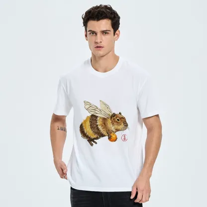 Tokyo-Tiger Funny Capybara Bee Meme Art Classic T-Shirt