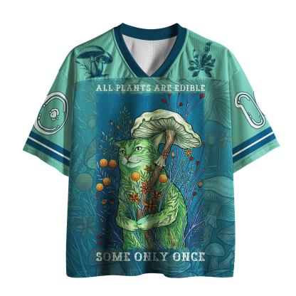 Tokyo-Tiger "Some Only Once" Mushroom Cat Mesh Jersey
