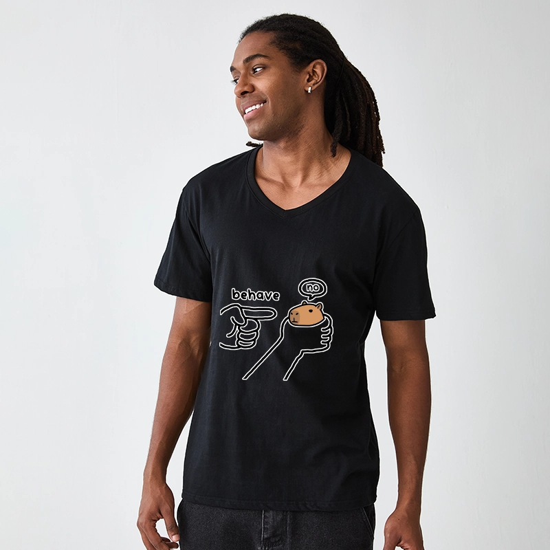 Tokyo-Tiger Dishonest Capybara V-Neck Classic T-Shirt