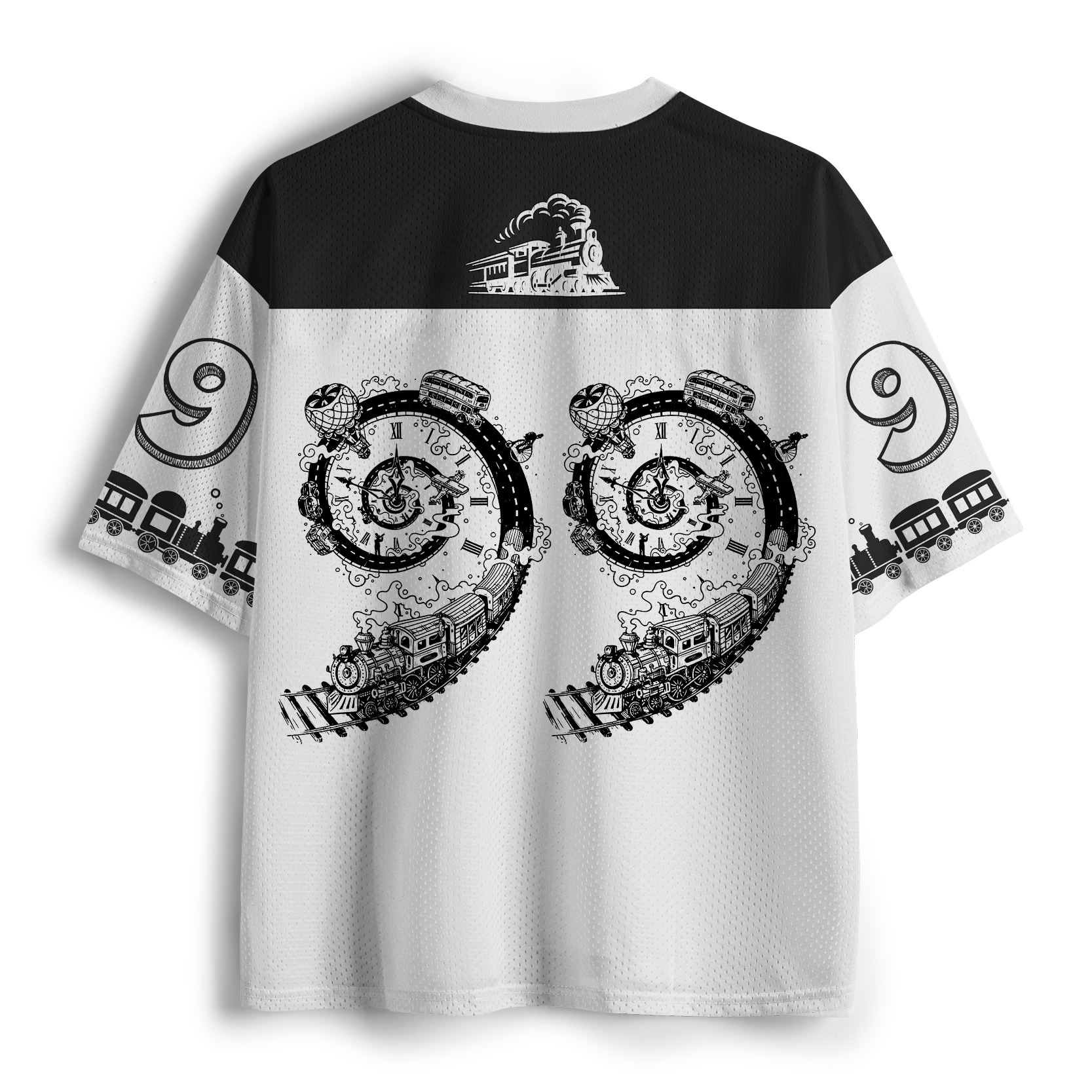 Tokyo-Tiger Funny Train Jokes Mesh Jersey