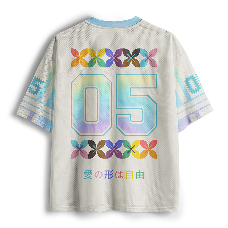 Tokyo-Tiger Pride Rainbow Sakura Mesh Jersey