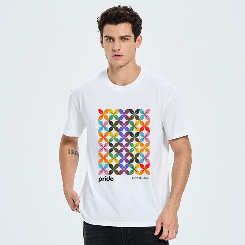 Tokyo-Tiger Pride Geometric Flower Pattern Classic T-Shirt
