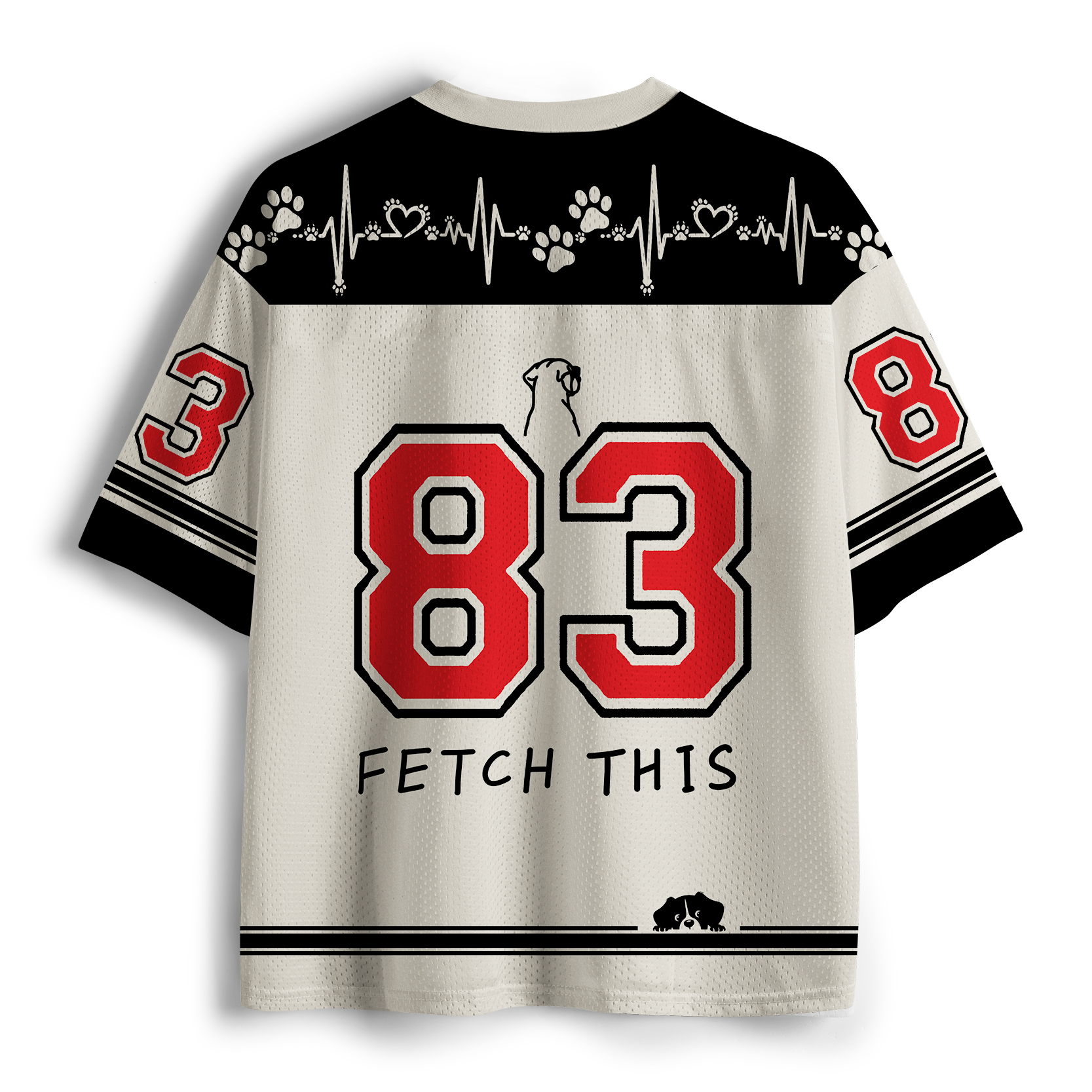 Tokyo-Tiger Funny Rebellious Dog Mesh Jersey