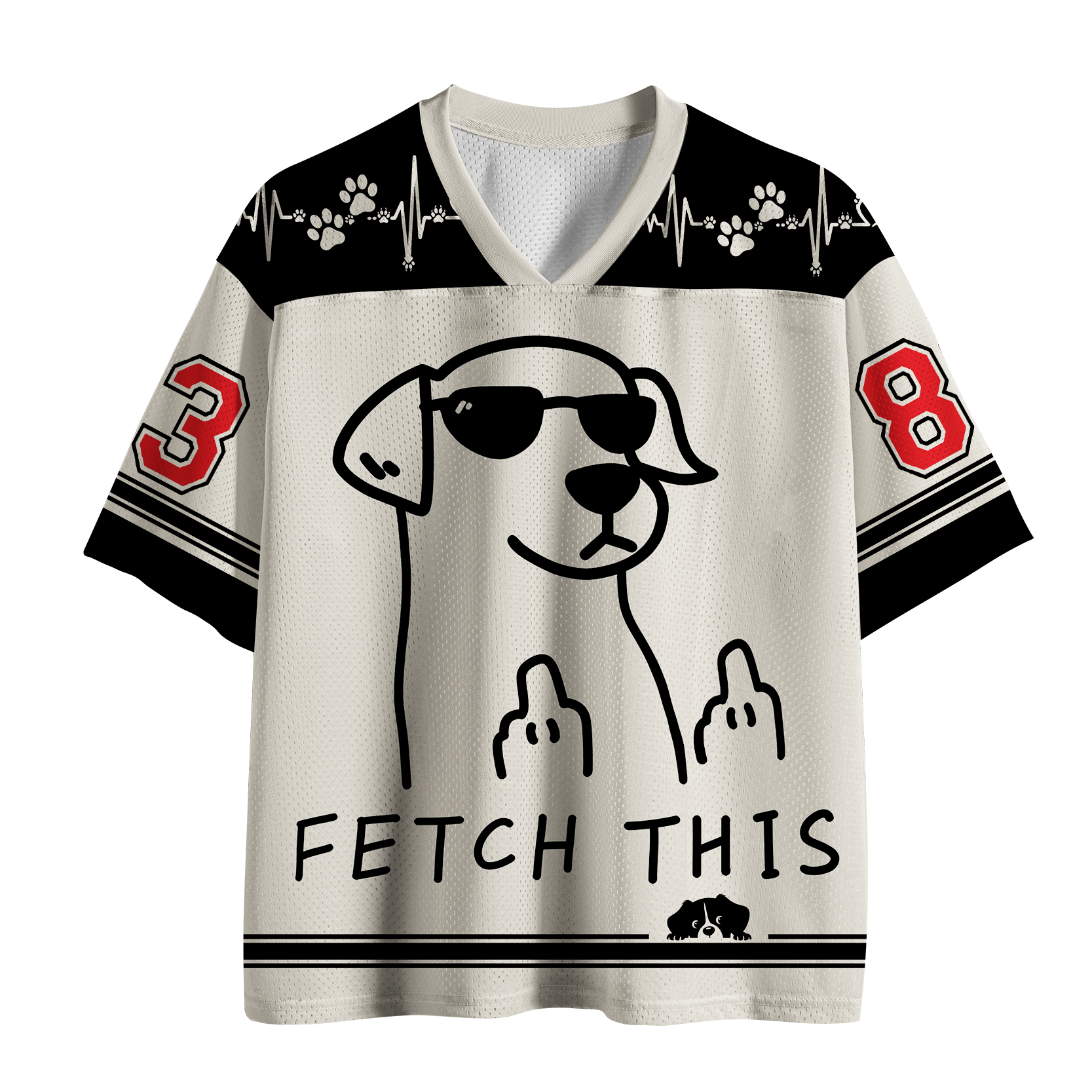 Tokyo-Tiger Funny Rebellious Dog Mesh Jersey Sale