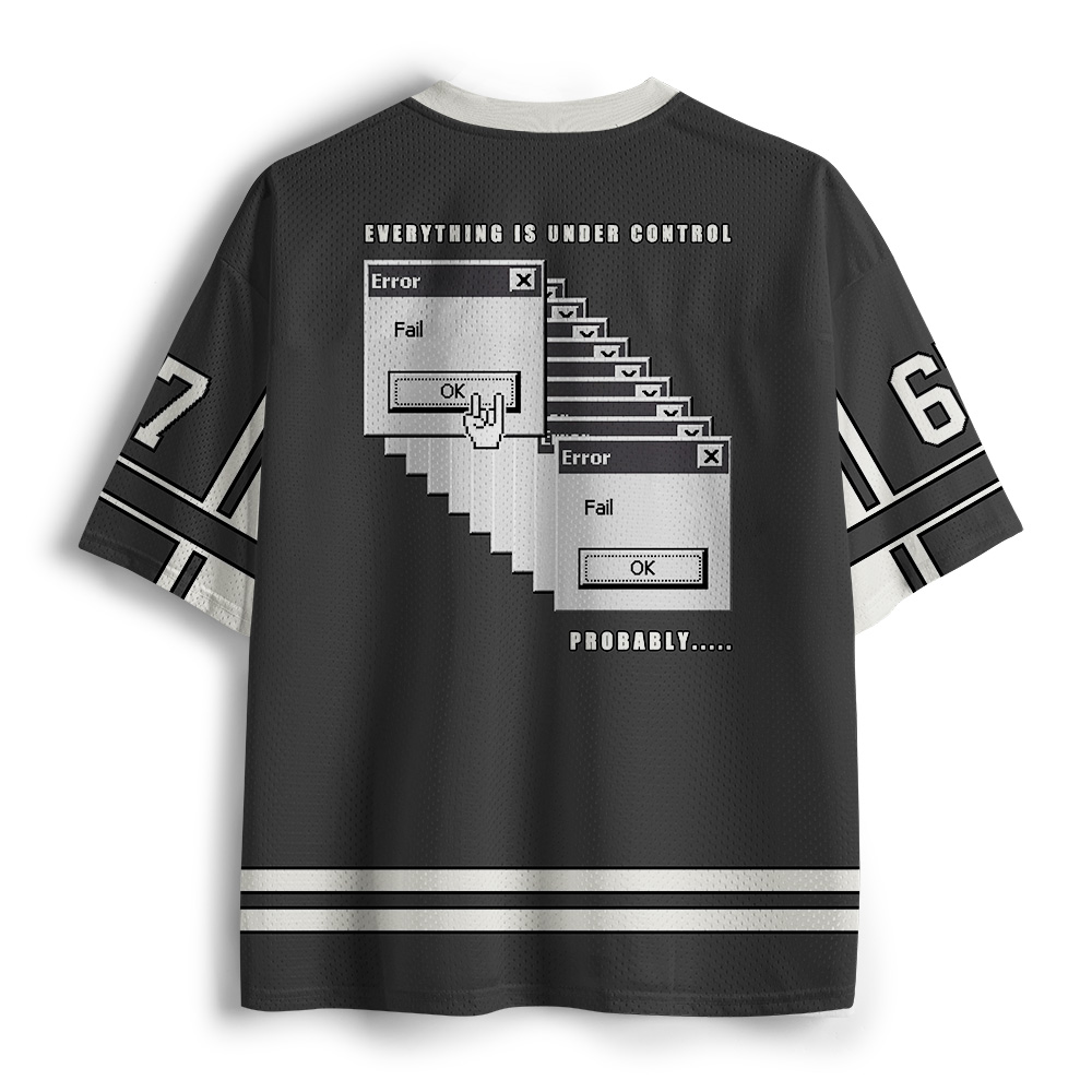 Tokyo-Tiger Funny “Everything is under control” Mesh Jersey