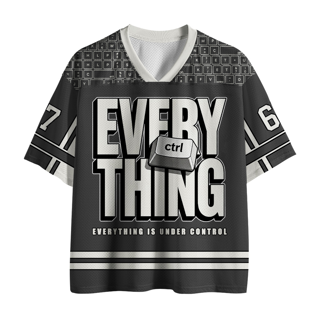 Tokyo-Tiger Funny “Everything is under control” Mesh Jersey