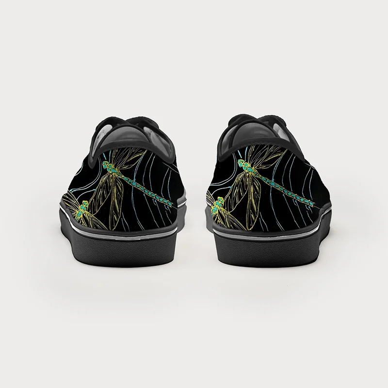 Tokyo-Tiger Dragonfly Flapping Its Wings Canvas Shoes