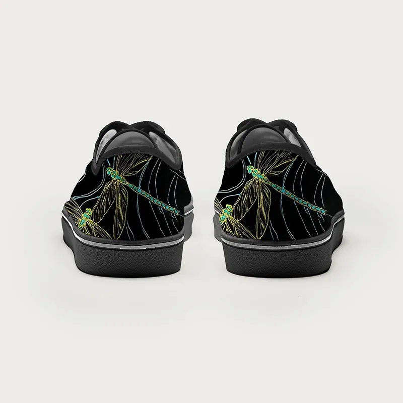 Tokyo-Tiger Dragonfly Flapping Its Wings Canvas Shoes