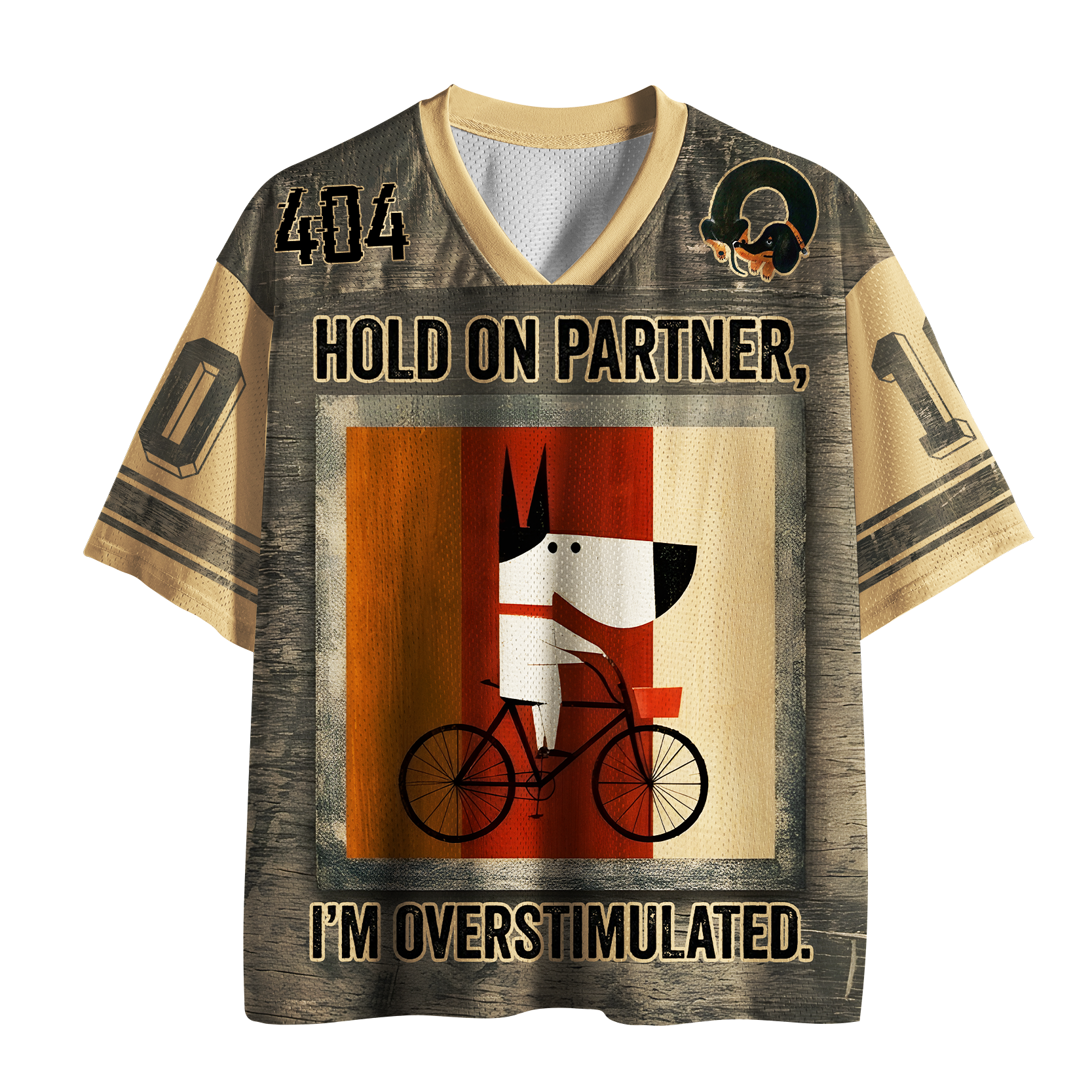 Tokyo-Tiger Overstimulated Pup Mesh Jersey
