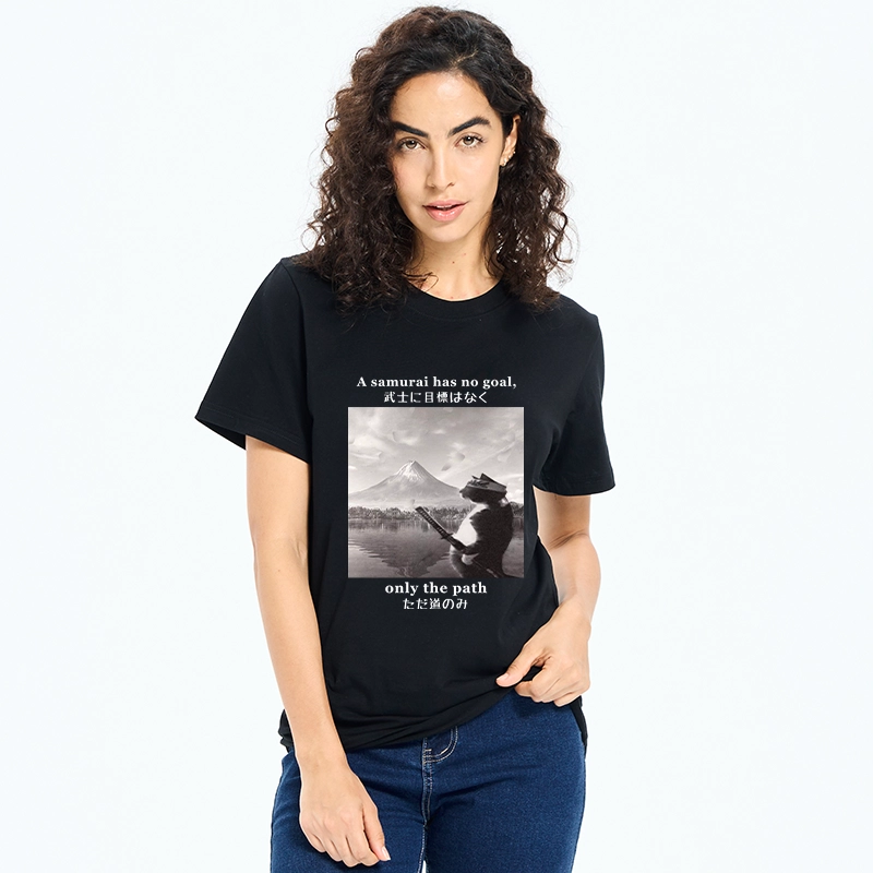 Tokyo-Tiger Samurai Cat At Mount Fuji Classic T-Shirt