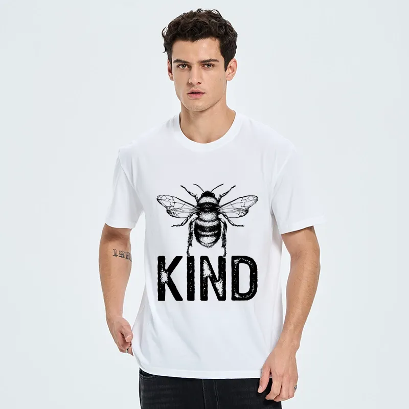 Tokyo-Tiger Minimalist Bee Kind Illustration Classic T-Shirt