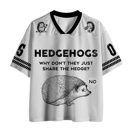 Tokyo-Tiger Funny Hedgehog Mesh Jersey