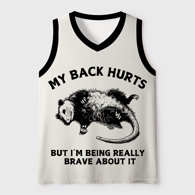 Tokyo-Tiger Opossum Lying Down Mesh Tank Top Sale