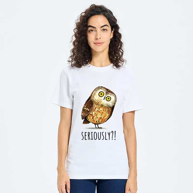 Tokyo-Tiger Seriously Confused Owl Meme Art Classic T-Shirt