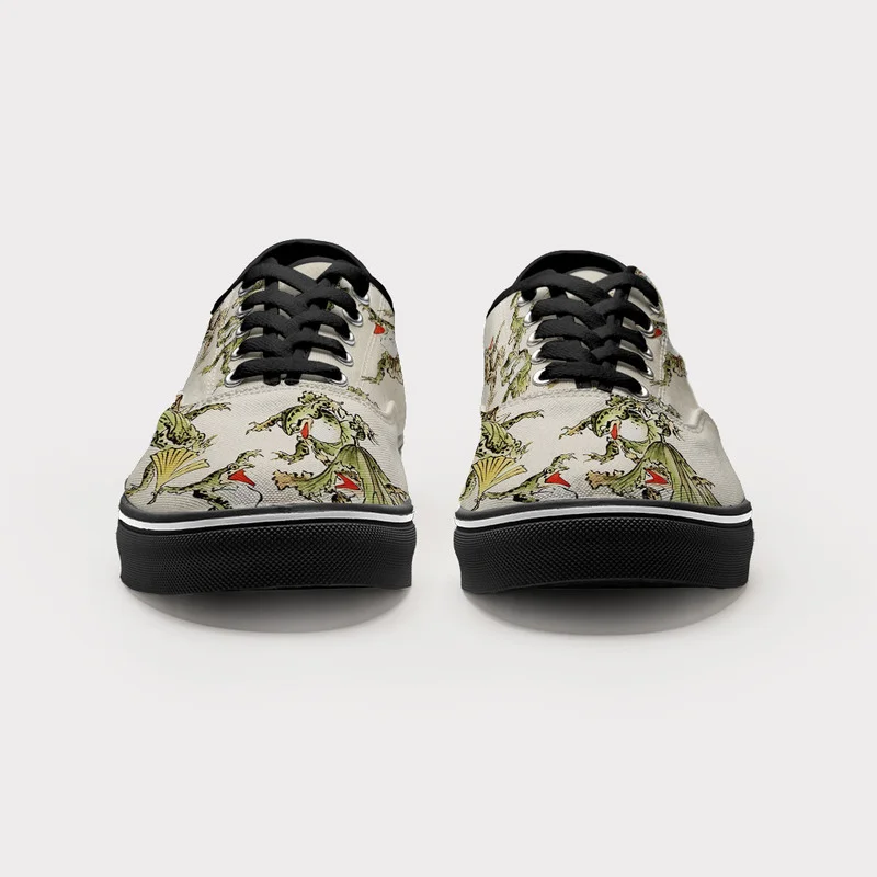 Tokyo-Tiger Frog Dance Canvas Shoes