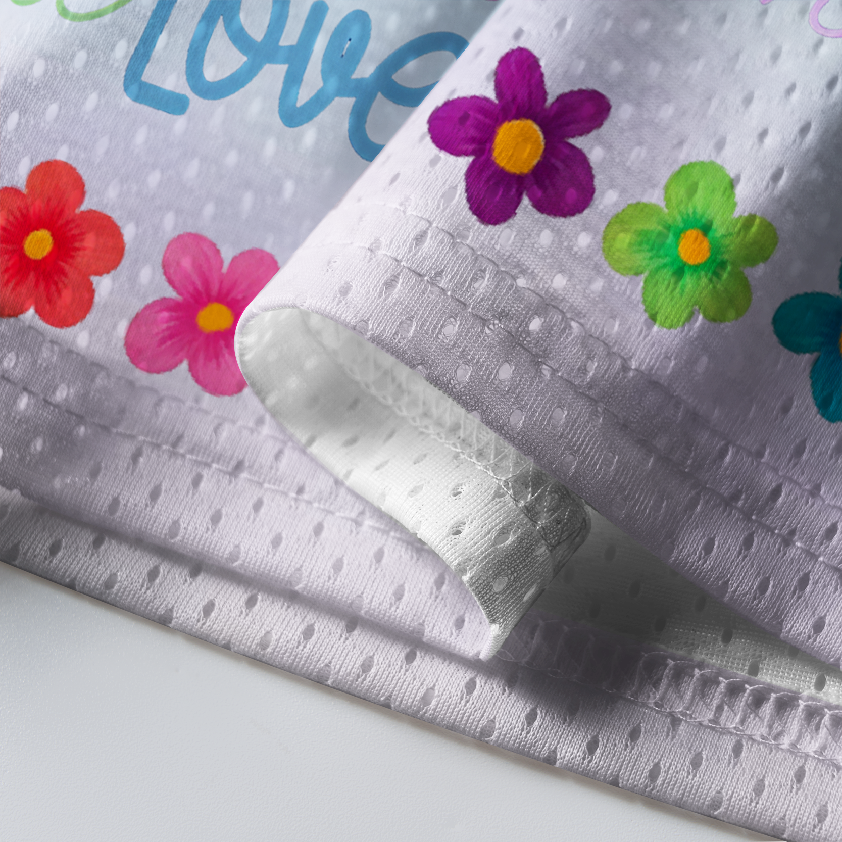 Tokyo-Tiger Pastel Rainbow Garden Mesh Jersey