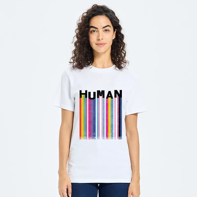Tokyo-Tiger Rainbow Stripes Human Pride Classic T-Shirt