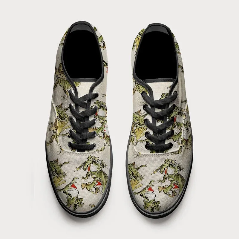 Tokyo-Tiger Frog Dance Canvas Shoes