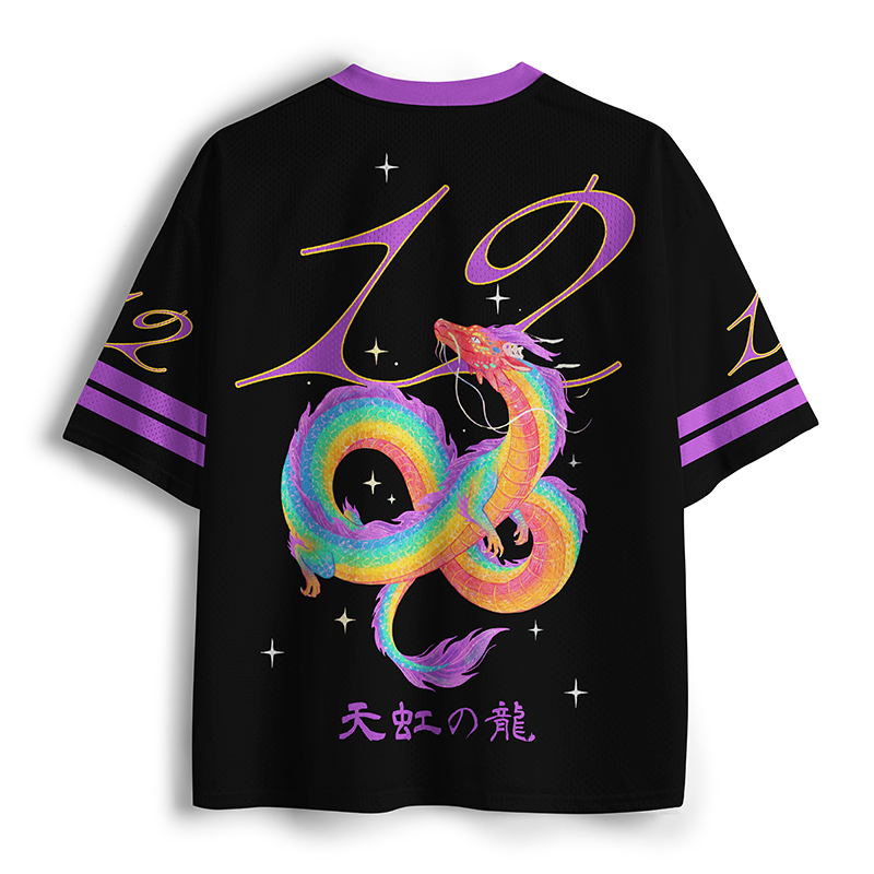Tokyo-Tiger Rainbow Celestial Dragon Mesh Jersey