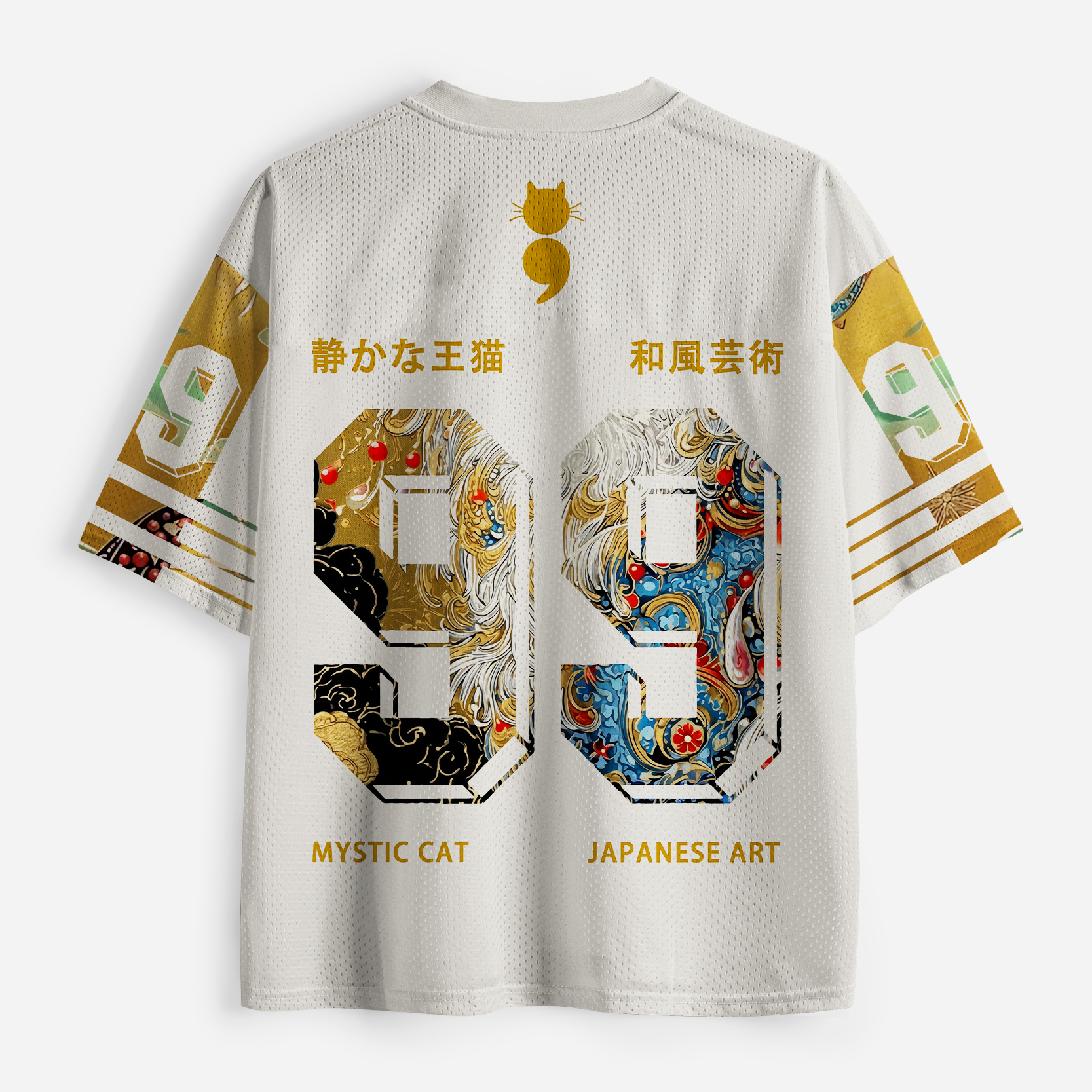 Tokyo-Tiger Golden Dream Cat Mesh Jersey