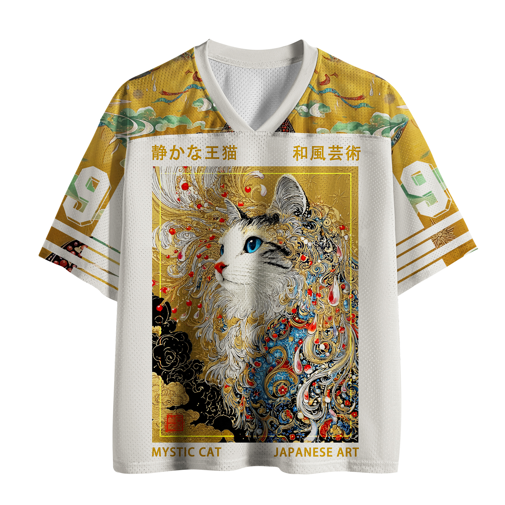 Tokyo-Tiger Golden Dream Cat Mesh Jersey