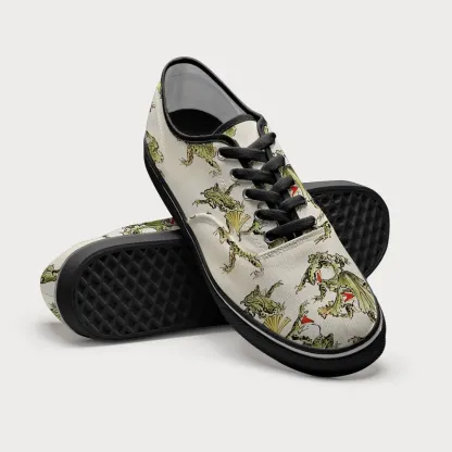 Tokyo-Tiger Frog Dance Canvas Shoes