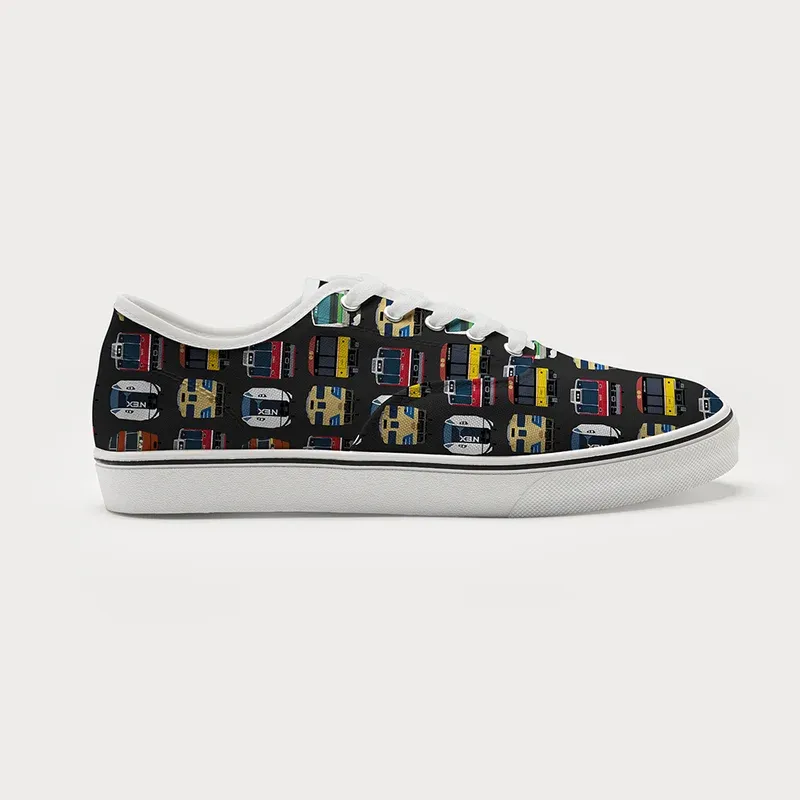 Tokyo-Tiger Japanese Traditional Trains Canvas Shoes