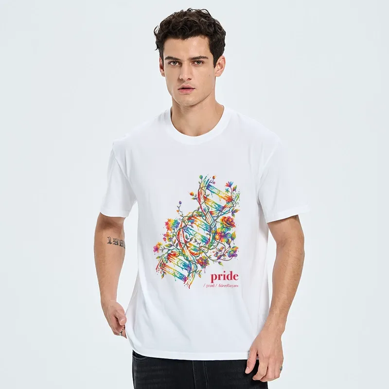 Tokyo-Tiger Floral Rainbow DNA Full Of Pride Spirit Classic T-Shirt
