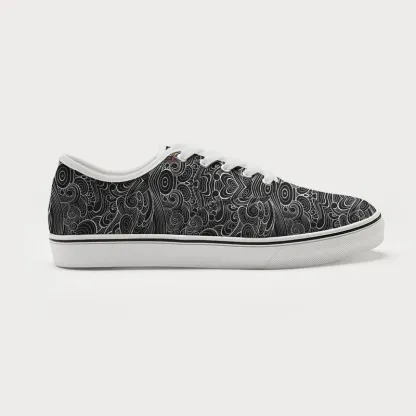 Tokyo-Tiger Floral Whirl Canvas Shoes