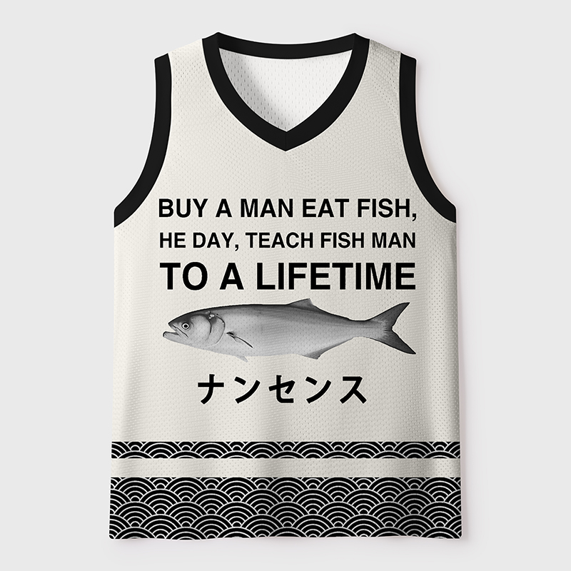 Tokyo-Tiger Funny To A Lifetime Mesh Tank Top