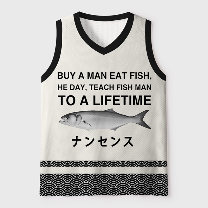 Tokyo-Tiger Funny To A Lifetime Mesh Tank Top