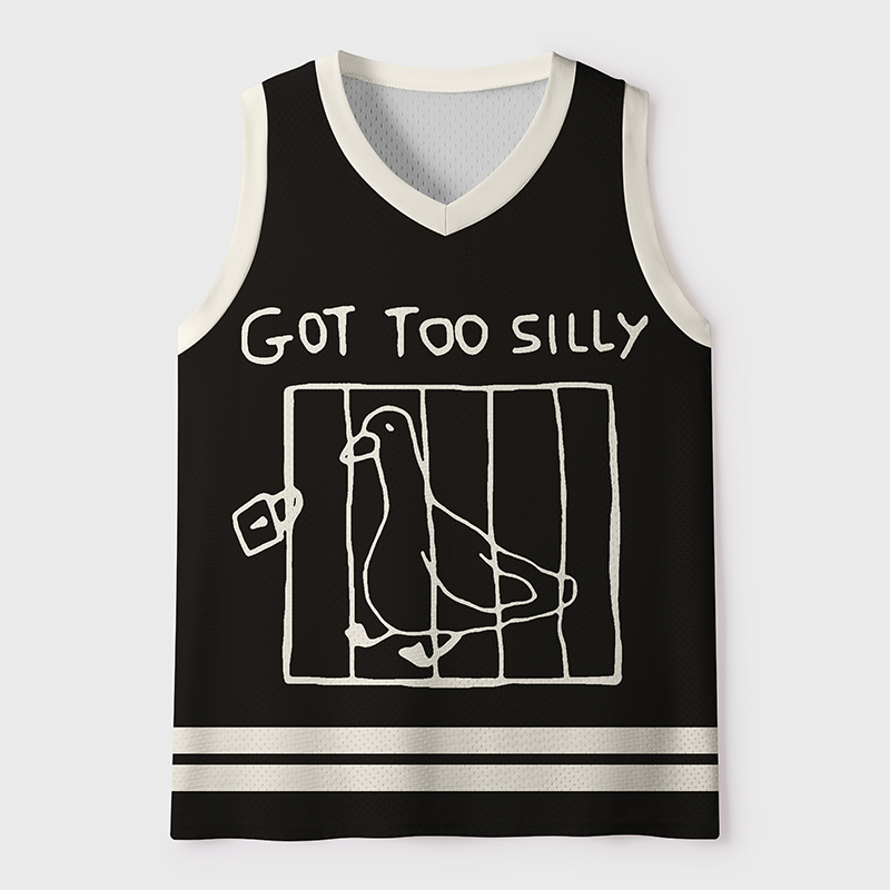 Tokyo-Tiger Got Too Silly Goose Two Mesh Tank Top