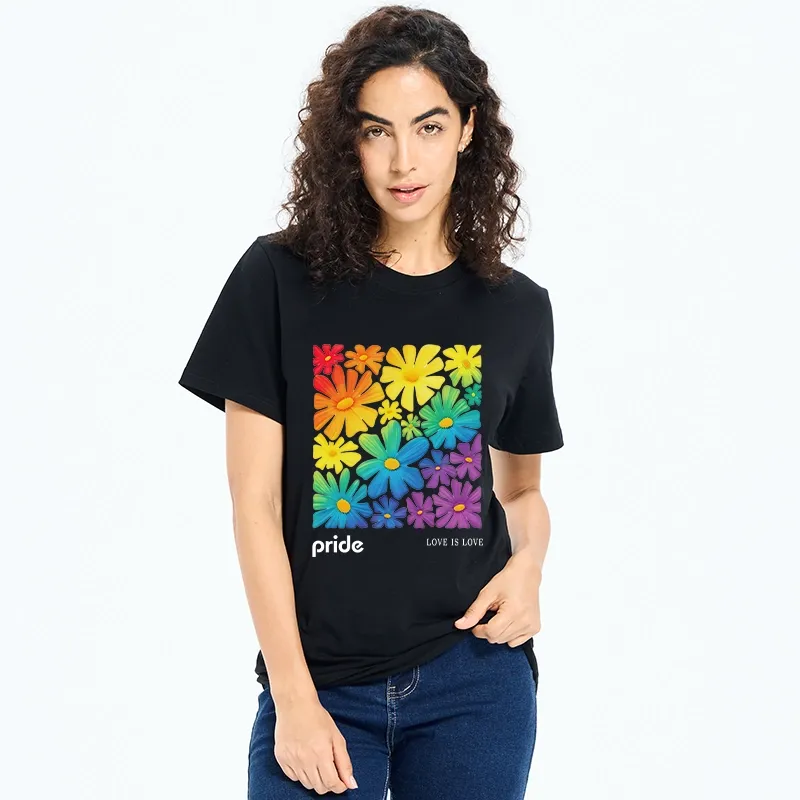 Tokyo-Tiger Colorful Blooms Honor Equal Loving Souls Classic T-Shirt