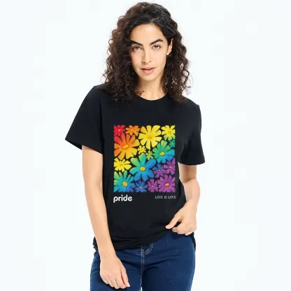 Tokyo-Tiger Colorful Blooms Honor Equal Loving Souls Classic T-Shirt
