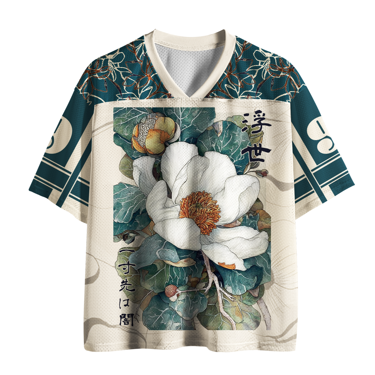 Tokyo-Tiger Ukiyo No Hana Mesh Jersey Sale