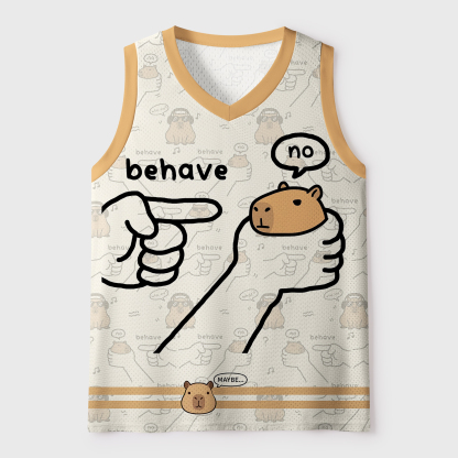 Tokyo-Tiger Dishonest Capybara Mesh Tank Top