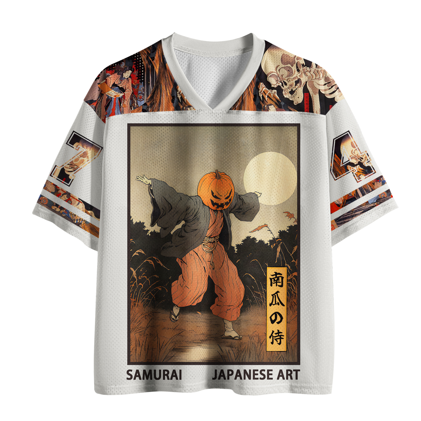 Tokyo-Tiger Japanese Pumpkin Monster Mesh Jersey Sale