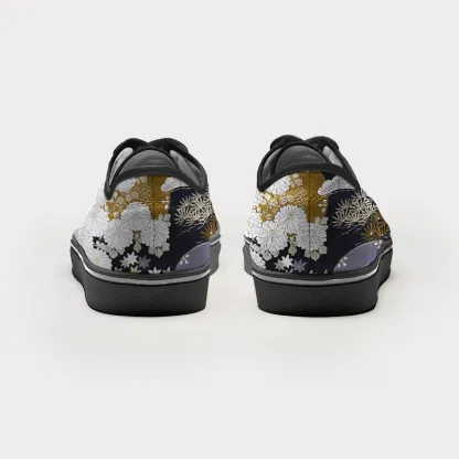 Tokyo-Tiger Japanese Floral Collection Canvas Shoes