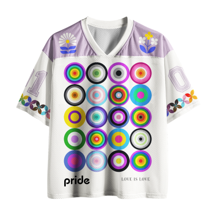 Tokyo-Tiger Rainbow Bullseye Pride Mesh Jersey