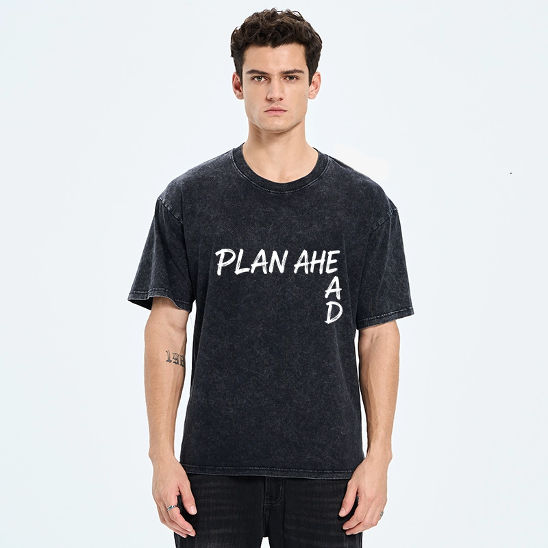 Tokyo-Tiger Plan Ahead Do Not Rush Things Washed T-Shirt