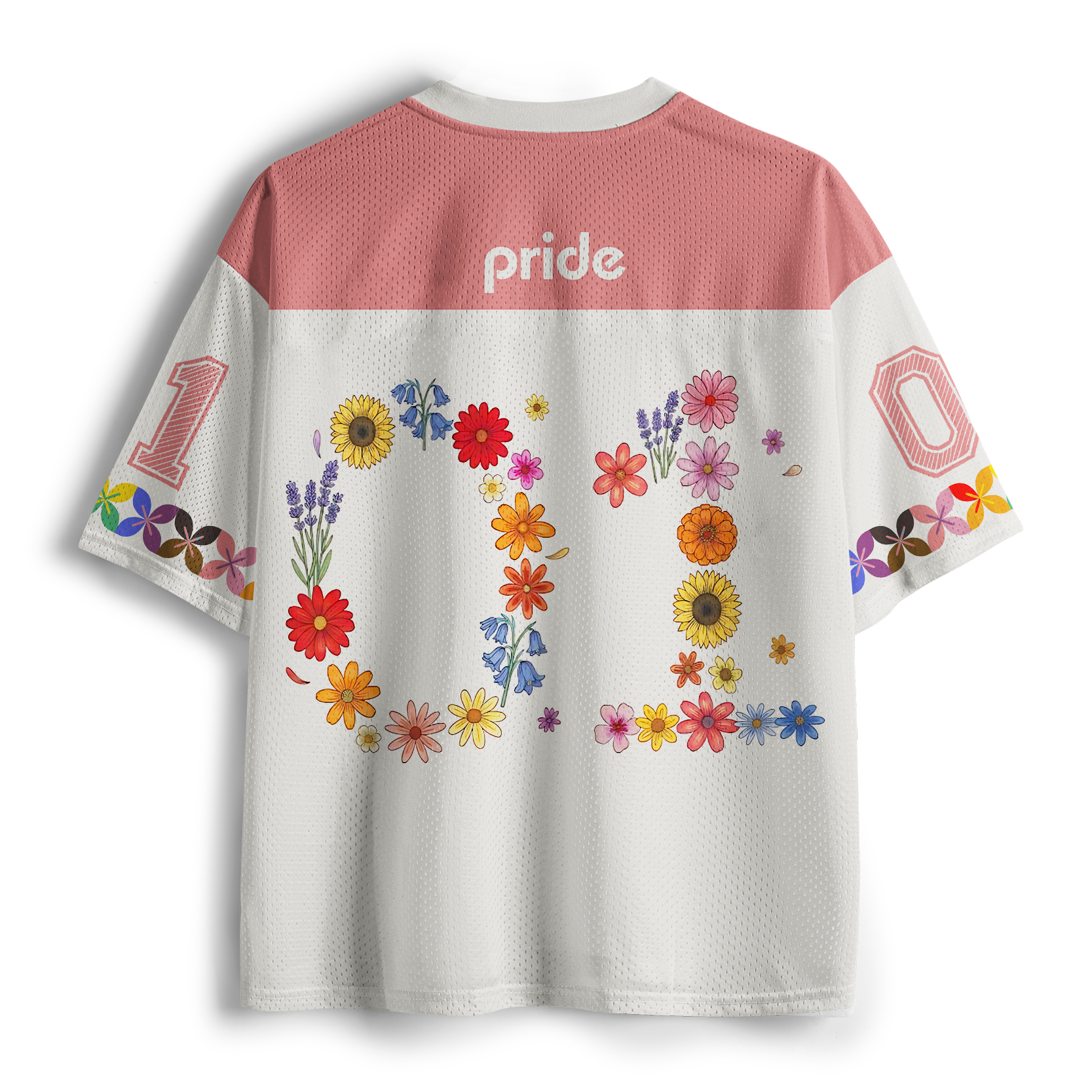 Tokyo-Tiger Pride Month Blossoms: Celebrate Minds Of All Kinds Mesh Jersey