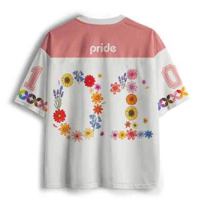 Tokyo-Tiger Pride Month Blossoms: Celebrate Minds Of All Kinds Mesh Jersey
