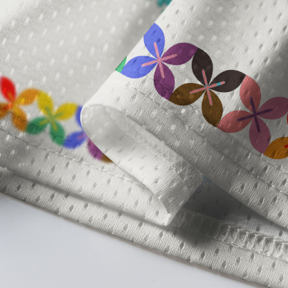 Tokyo-Tiger Pride Month Blossoms: Celebrate Minds Of All Kinds Mesh Jersey