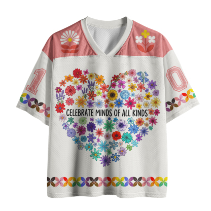 Tokyo-Tiger Pride Month Blossoms: Celebrate Minds Of All Kinds Mesh Jersey